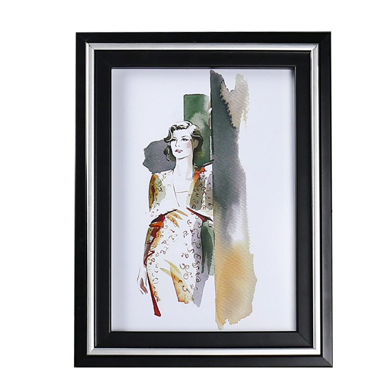 4294Q黑色現代相框